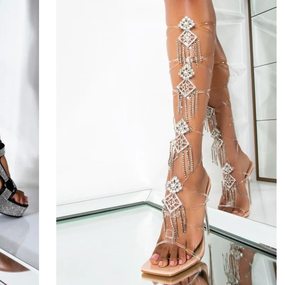 RAIN ON ME STILETTO SANDAL